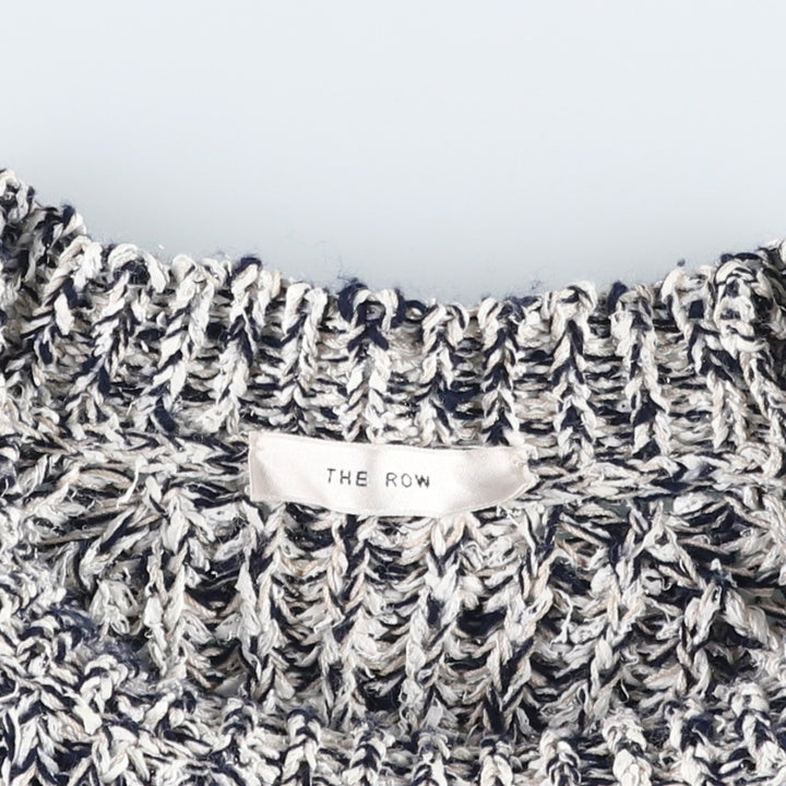 The Row cashmere blend cotton knit sweater, made in Italy, men's size S equivalent. cotton white type Vintage Second Hand