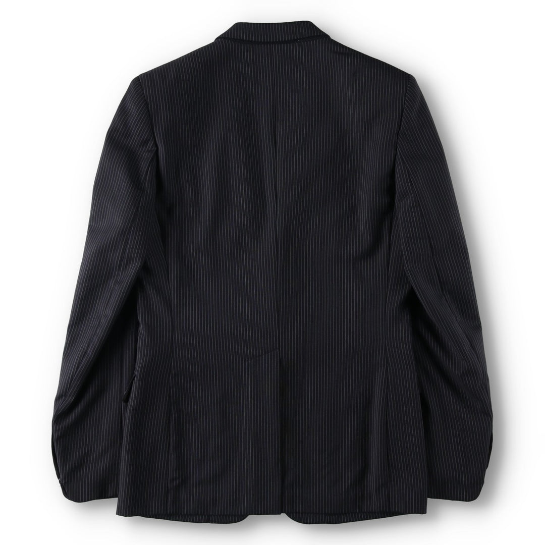 Maison Margiela Stripe Pattern Multi-Striped Wool Tailored Jacket, Made in Italy, Men's Size S (approx.) wool black type Vintage Second Hand