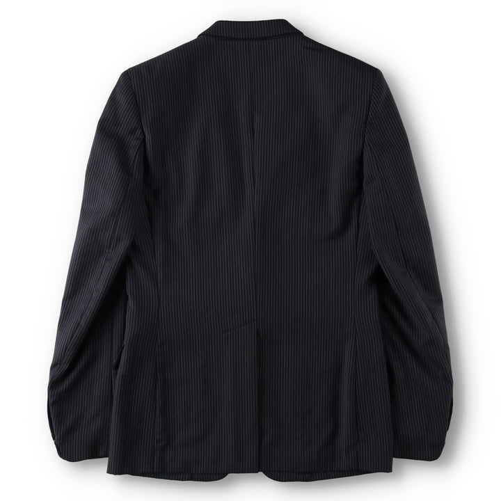 Maison Margiela Stripe Pattern Multi-Striped Wool Tailored Jacket, Made in Italy, Men's Size S (approx.) wool black type Vintage Second Hand