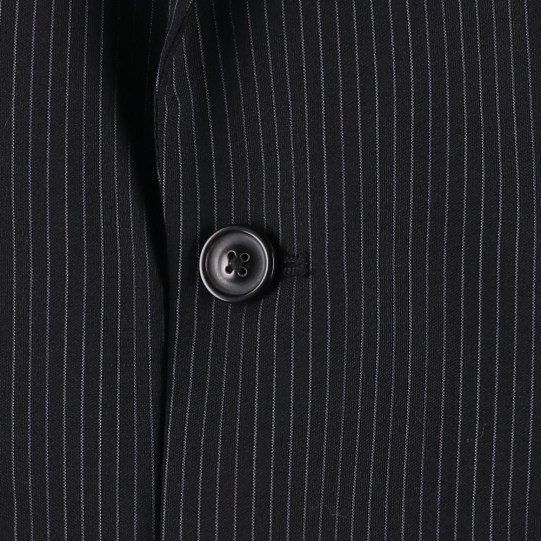 Maison Margiela Stripe Pattern Multi-Striped Wool Tailored Jacket, Made in Italy, Men's Size S (approx.) wool black type Vintage Second Hand