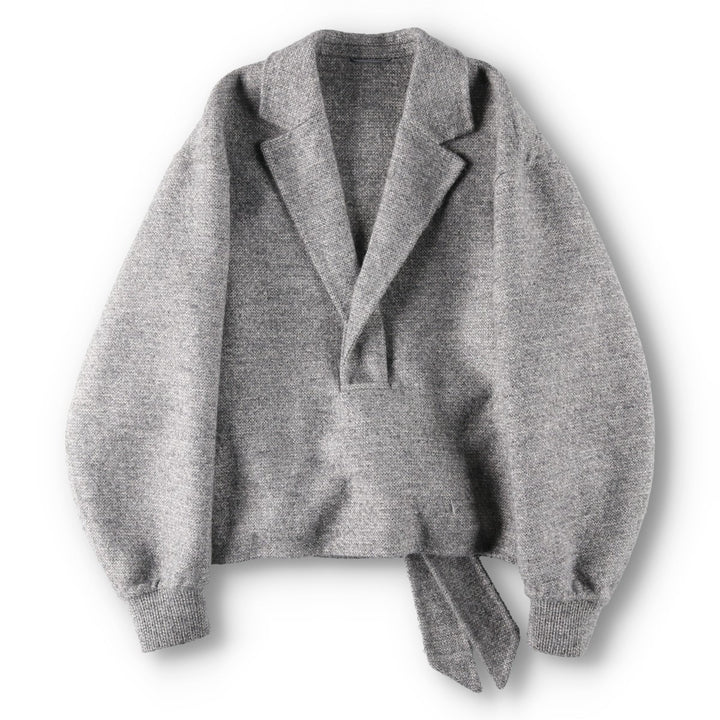 Christian Dior Alpaca Blend Pullover Wool Jacket, Made in Italy, Men's Size S (approx.) wool gray type Vintage Second Hand