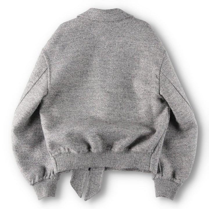 Christian Dior Alpaca Blend Pullover Wool Jacket, Made in Italy, Men's Size S (approx.) wool gray type Vintage Second Hand