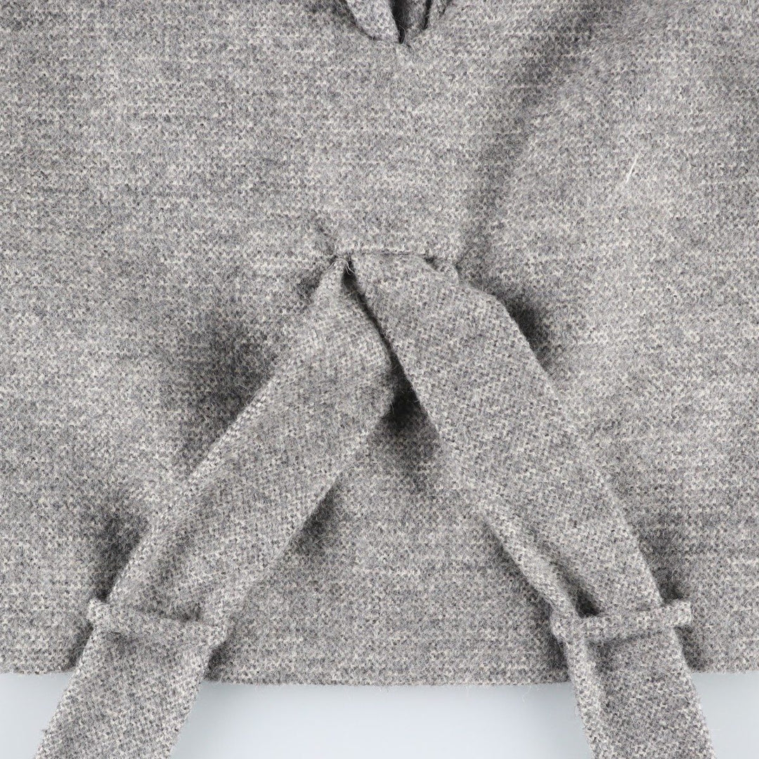 Christian Dior Alpaca Blend Pullover Wool Jacket, Made in Italy, Men's Size S (approx.) wool gray type Vintage Second Hand