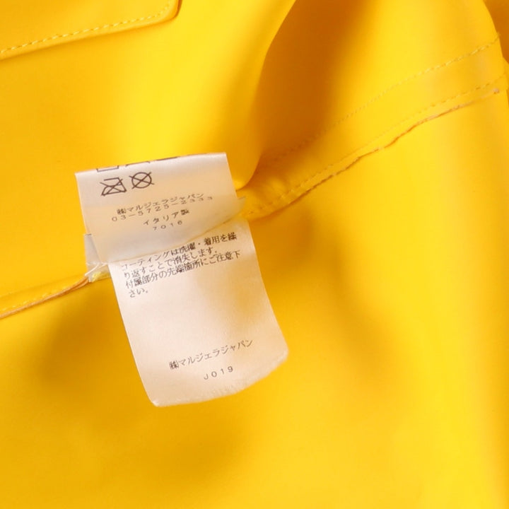 Maison Margiela trench coat, made in Italy, women's size XL (approx.) polyester yellow type Vintage Second Hand
