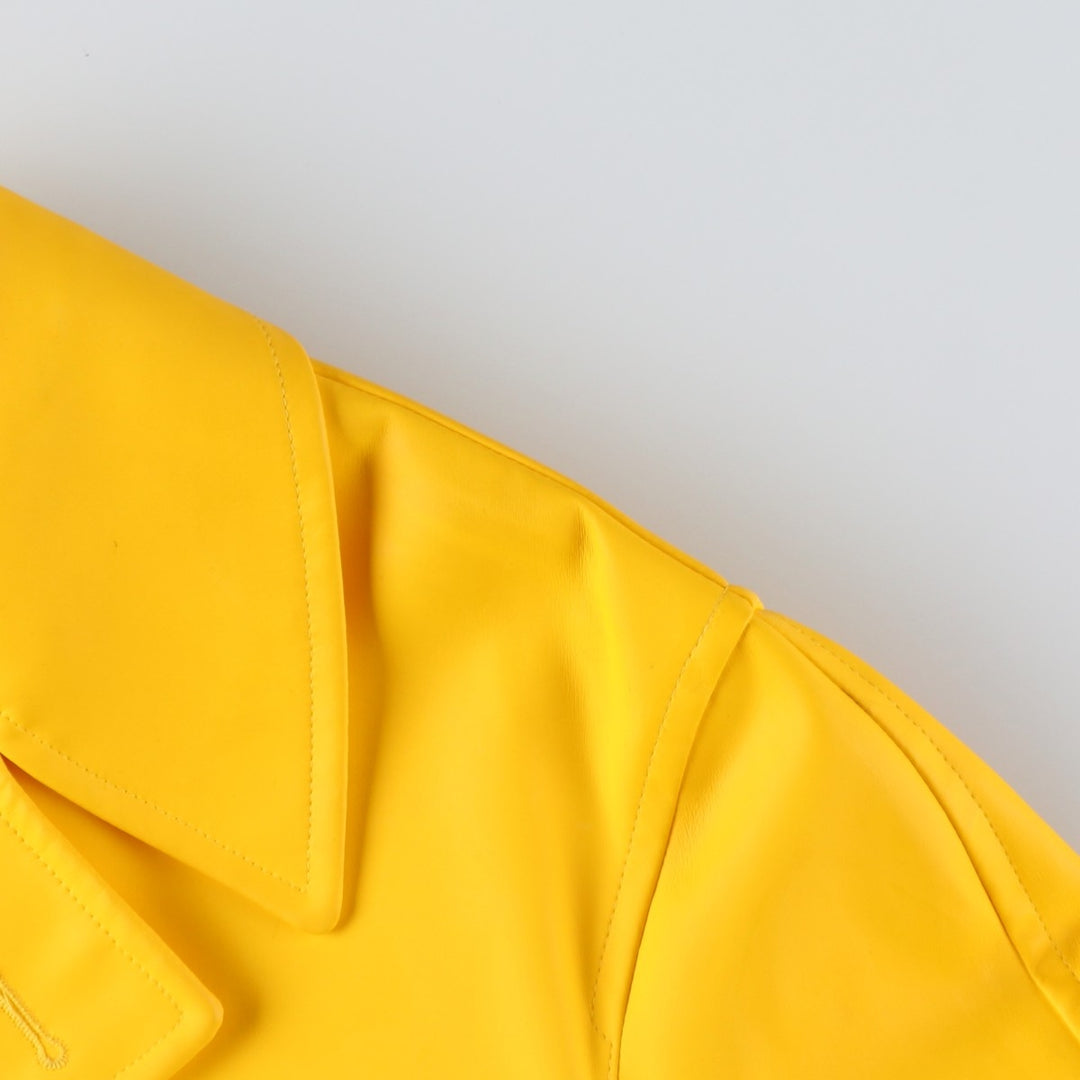 Maison Margiela trench coat, made in Italy, women's size XL (approx.) polyester yellow type Vintage Second Hand