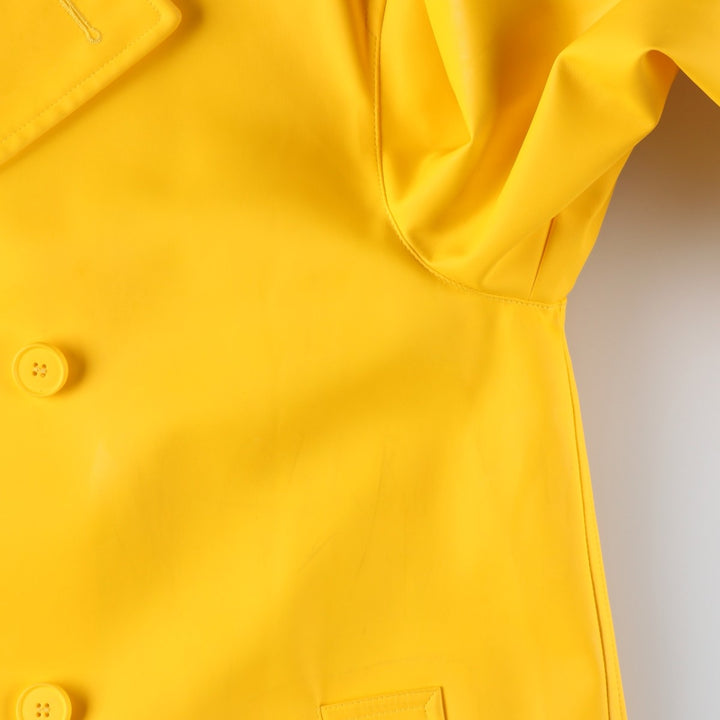 Maison Margiela trench coat, made in Italy, women's size XL (approx.) polyester yellow type Vintage Second Hand