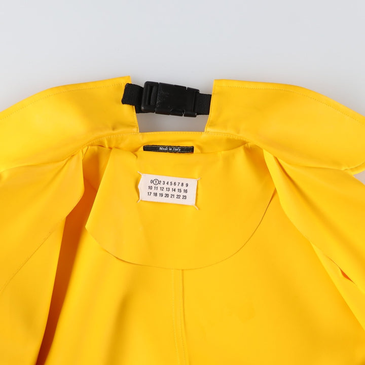 Maison Margiela trench coat, made in Italy, women's size XL (approx.) polyester yellow type Vintage Second Hand