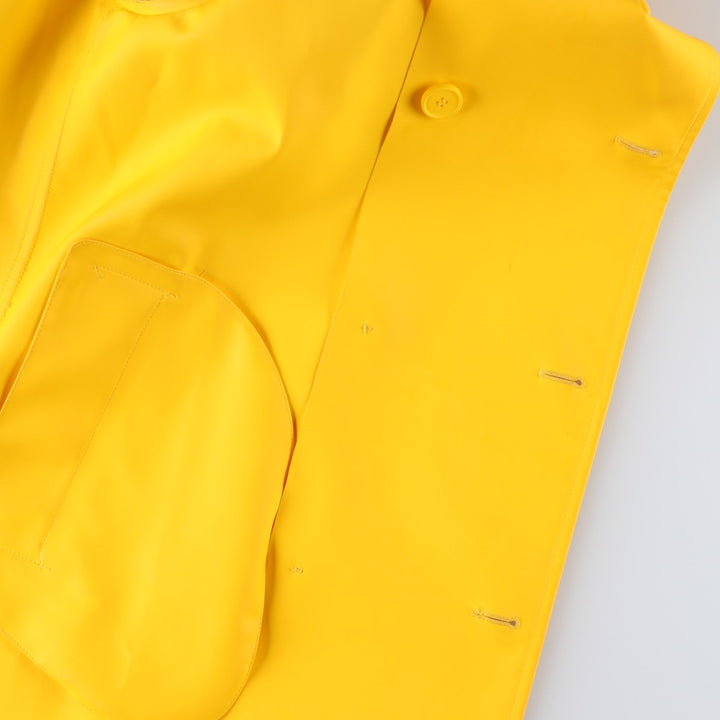 Maison Margiela trench coat, made in Italy, women's size XL (approx.) polyester yellow type Vintage Second Hand
