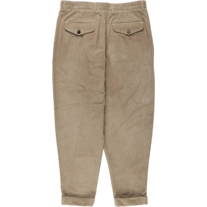 AMI PARIS ami alexandre mattiussi corduroy pants, men's size W32 (approx.) cotton Beige type Vintage Second Hand