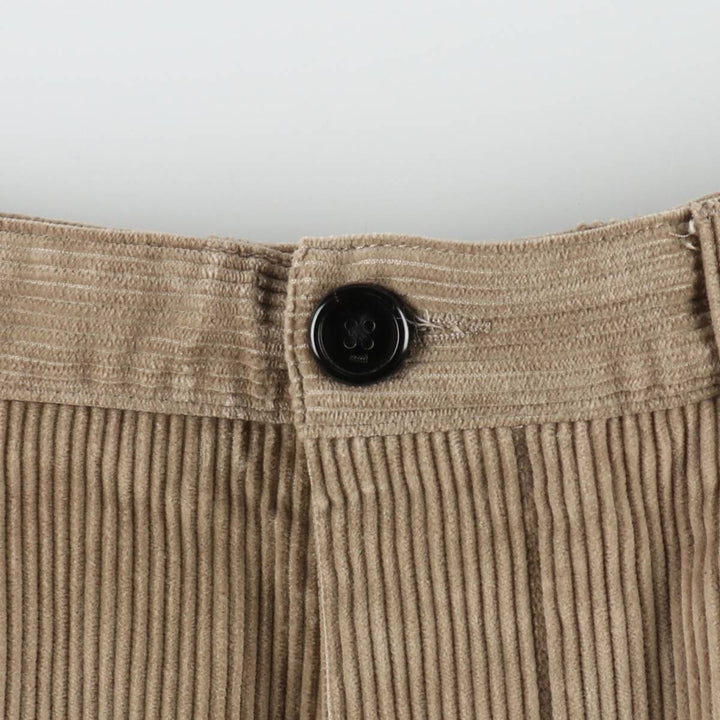 AMI PARIS ami alexandre mattiussi corduroy pants, men's size W32 (approx.) cotton Beige type Vintage Second Hand