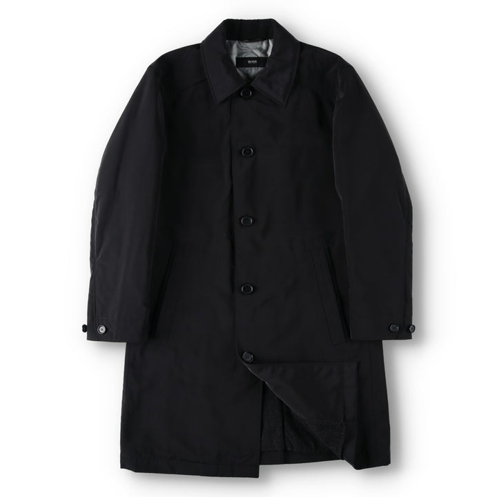 Hugo Boss padded coat, men's size M (approx.) polyester black type Vintage Second Hand