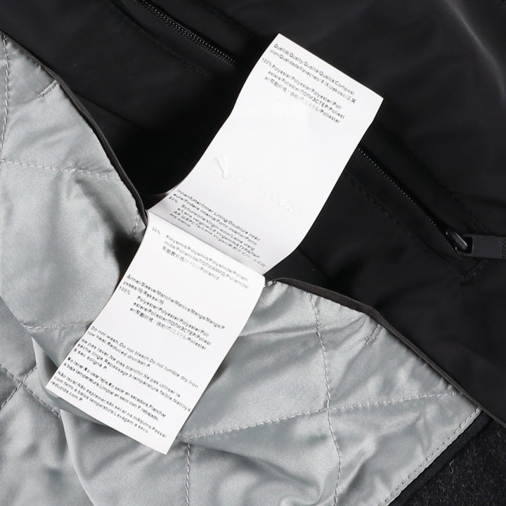 Hugo Boss padded coat, men's size M (approx.) polyester black type Vintage Second Hand