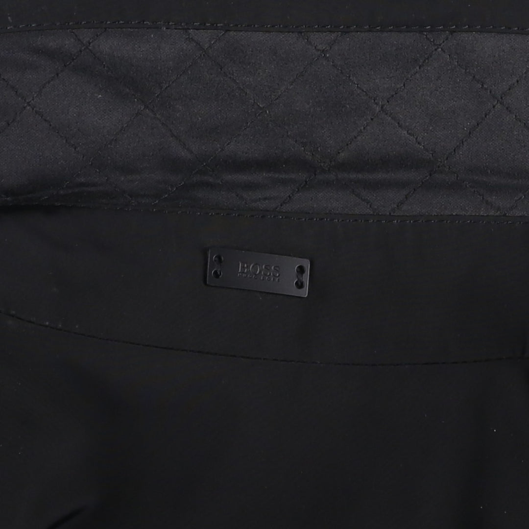 Hugo Boss padded coat, men's size M (approx.) polyester black type Vintage Second Hand