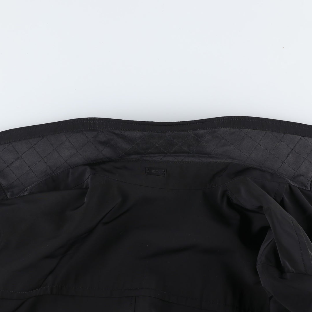 Hugo Boss padded coat, men's size M (approx.) polyester black type Vintage Second Hand