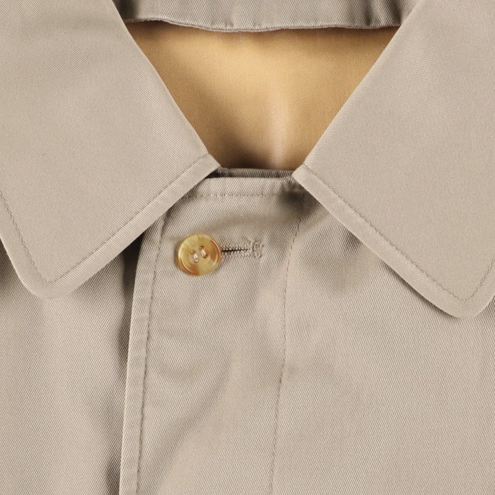 Aquascutum AQUA5 Balmacaan Coat, Made in England, Men's Size L unclear Beige type Vintage Second Hand