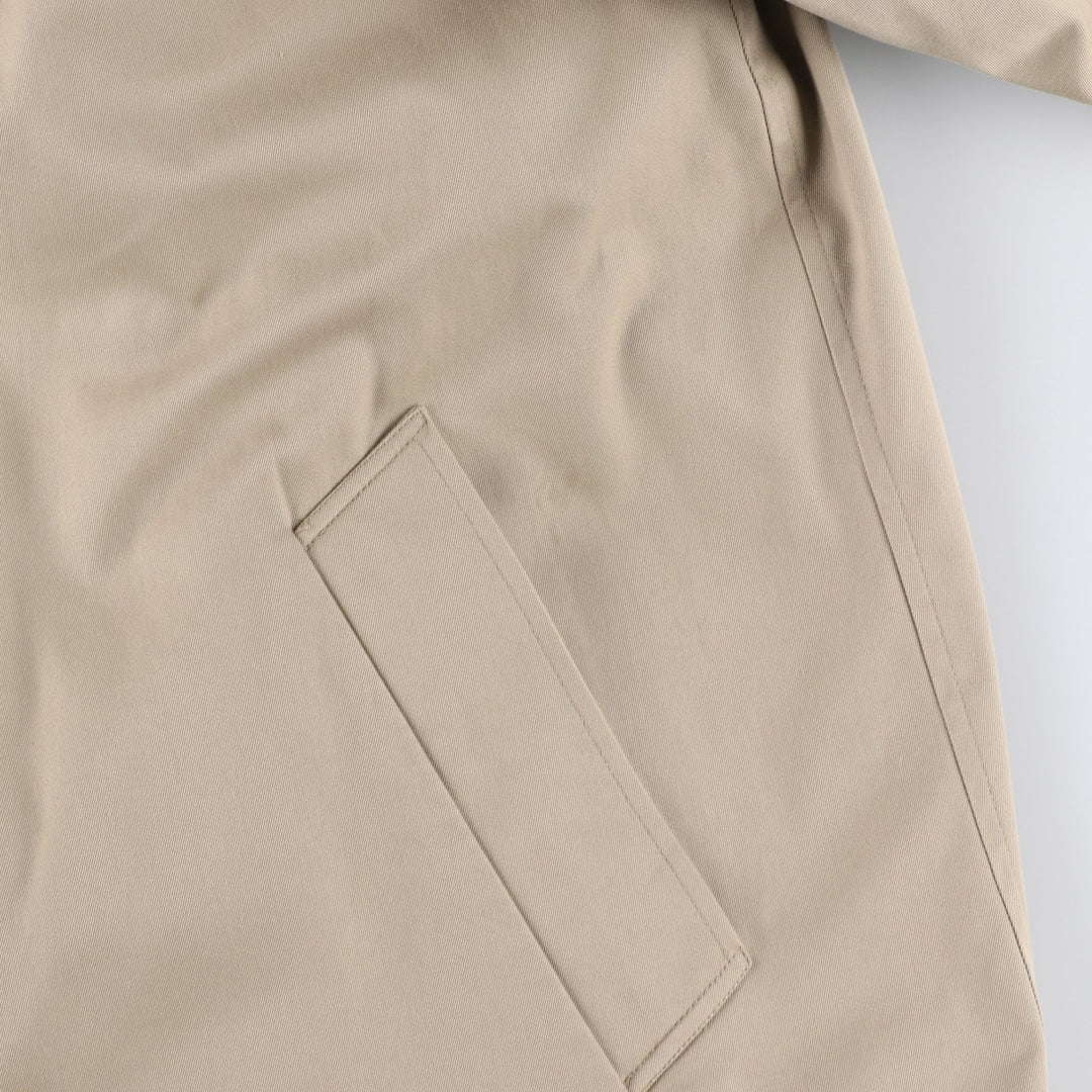 Aquascutum AQUA5 Balmacaan Coat, Made in England, Men's Size L unclear Beige type Vintage Second Hand