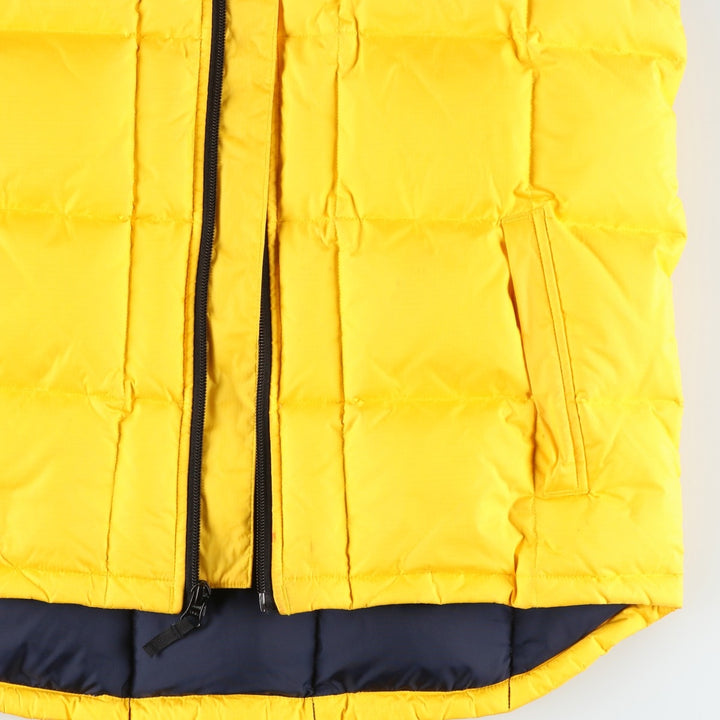 1990'S Ralph Lauren POLO SPORT Ripstop Down Vest, Men's Size M (approx.), Vintage Nylon yellow type Vintage Second Hand