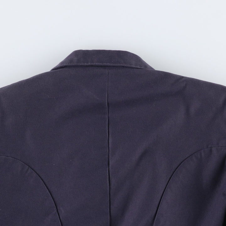 Comme des Garçons Homme Plus Double-Breasted Peaked Lapel Navy Blazer Tailored Jacket (Men's Size XS) cotton navy blue type Vintage Second Hand