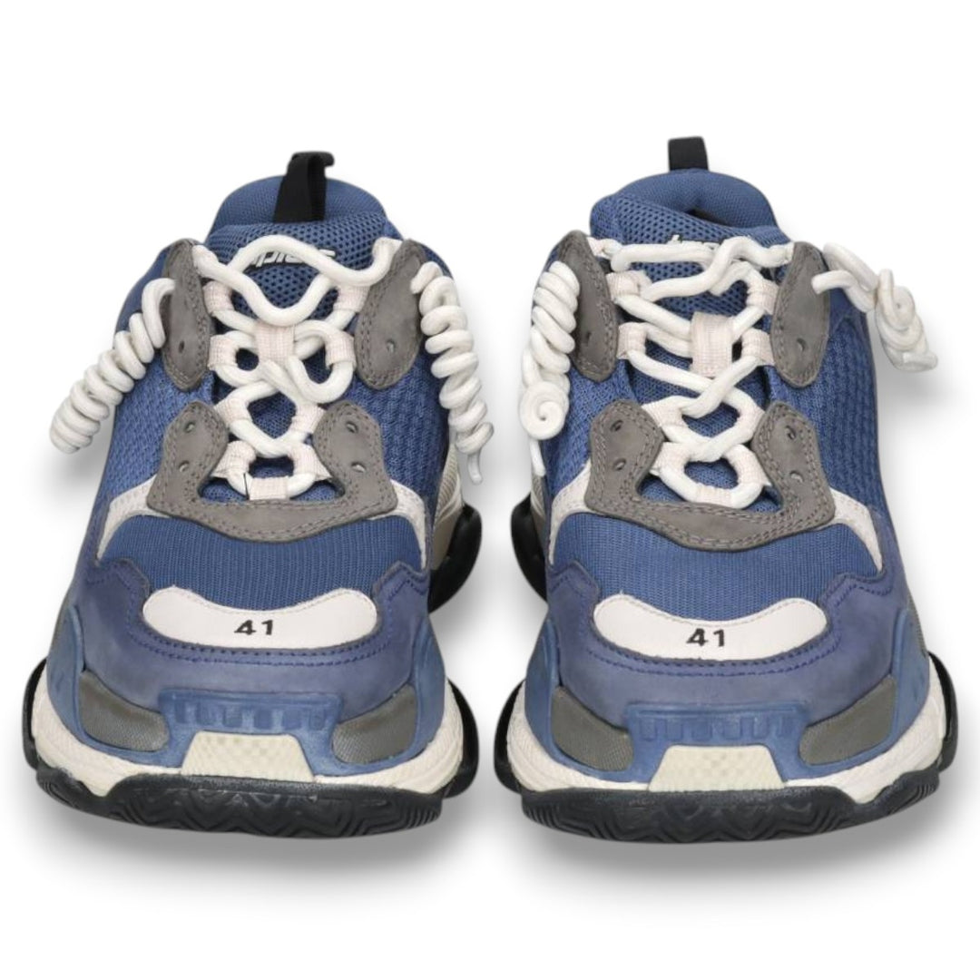 Balenciaga Triple S platform sneakers, size 41 Men's 27.0cm unclear blue type Vintage Second Hand