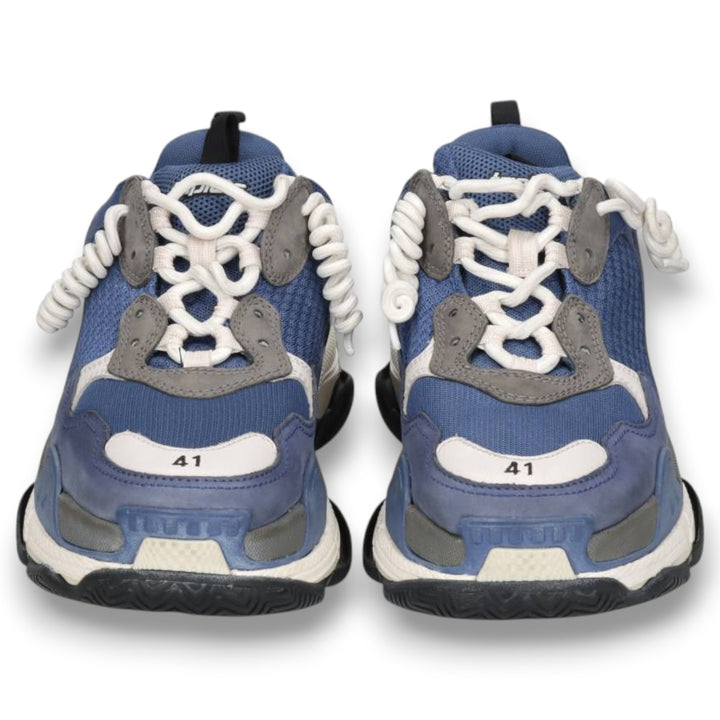 Balenciaga Triple S platform sneakers, size 41 Men's 27.0cm unclear blue type Vintage Second Hand