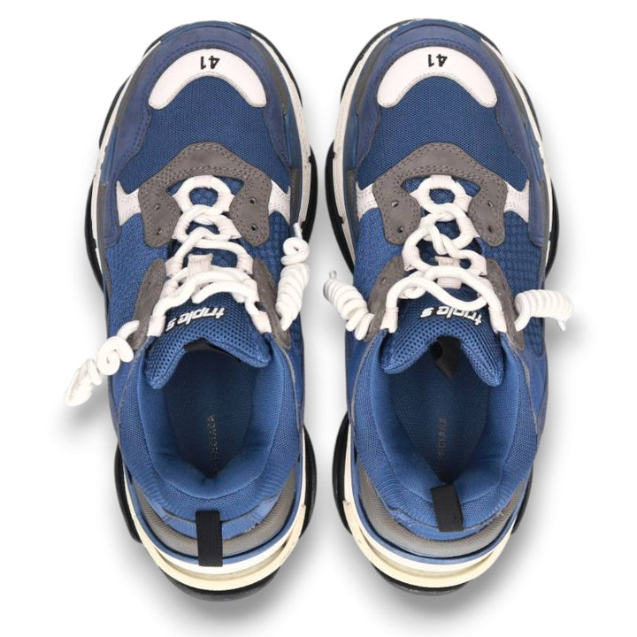 Balenciaga Triple S platform sneakers, size 41 Men's 27.0cm unclear blue type Vintage Second Hand