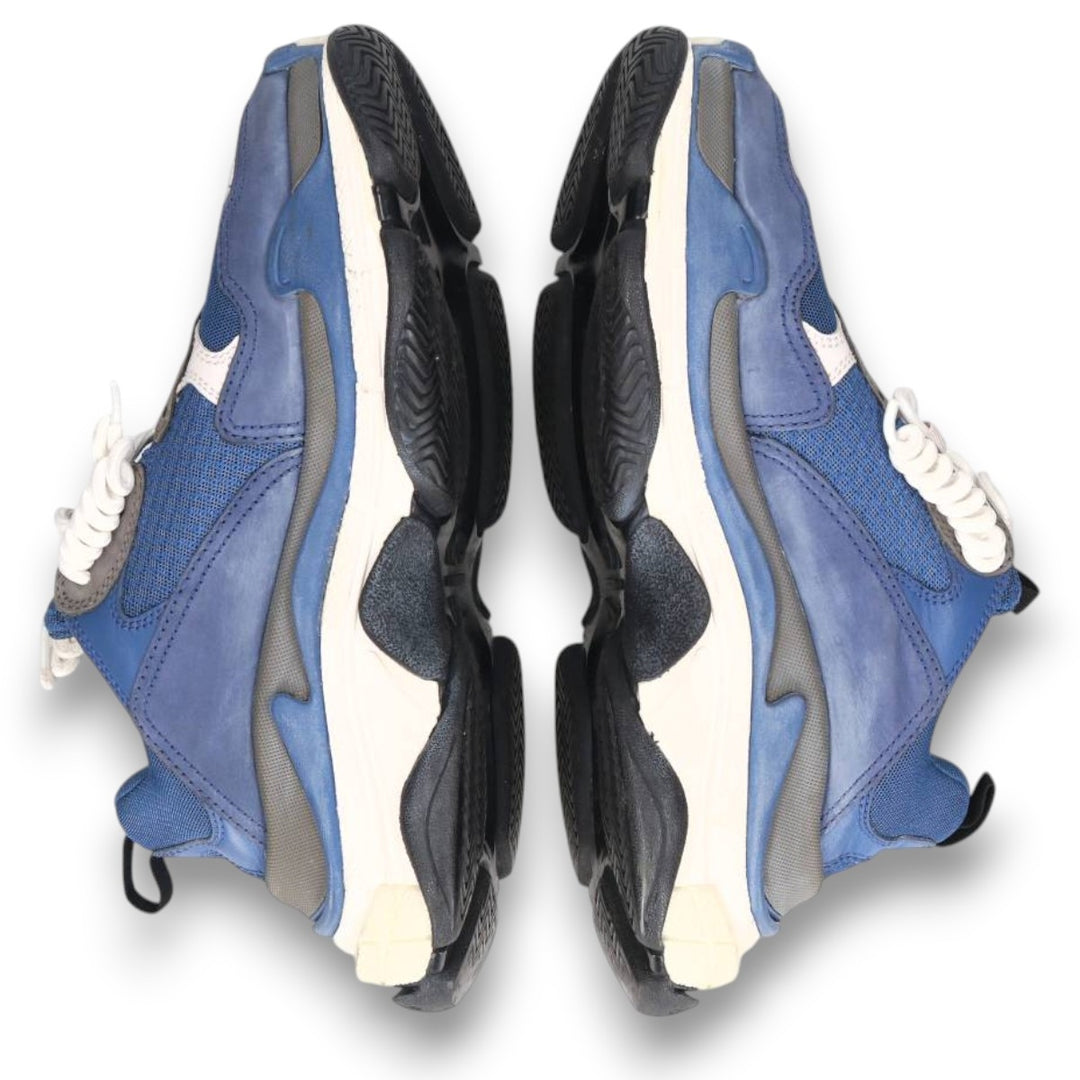 Balenciaga Triple S platform sneakers, size 41 Men's 27.0cm unclear blue type Vintage Second Hand