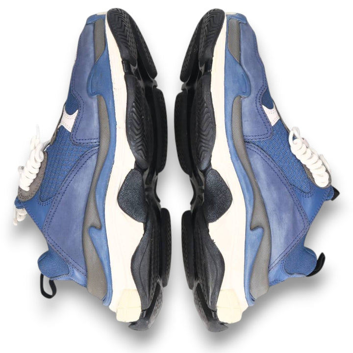 Balenciaga Triple S platform sneakers, size 41 Men's 27.0cm unclear blue type Vintage Second Hand