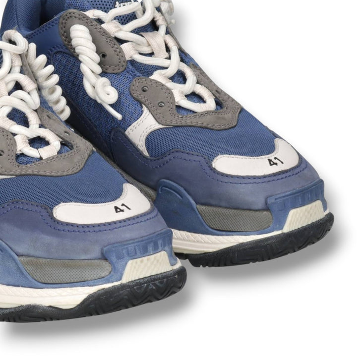Balenciaga Triple S platform sneakers, size 41 Men's 27.0cm unclear blue type Vintage Second Hand