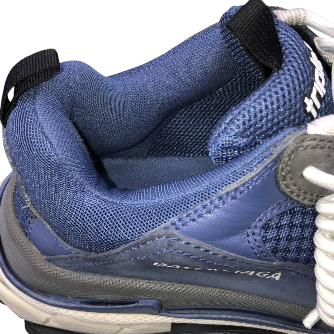 Balenciaga Triple S platform sneakers, size 41 Men's 27.0cm unclear blue type Vintage Second Hand