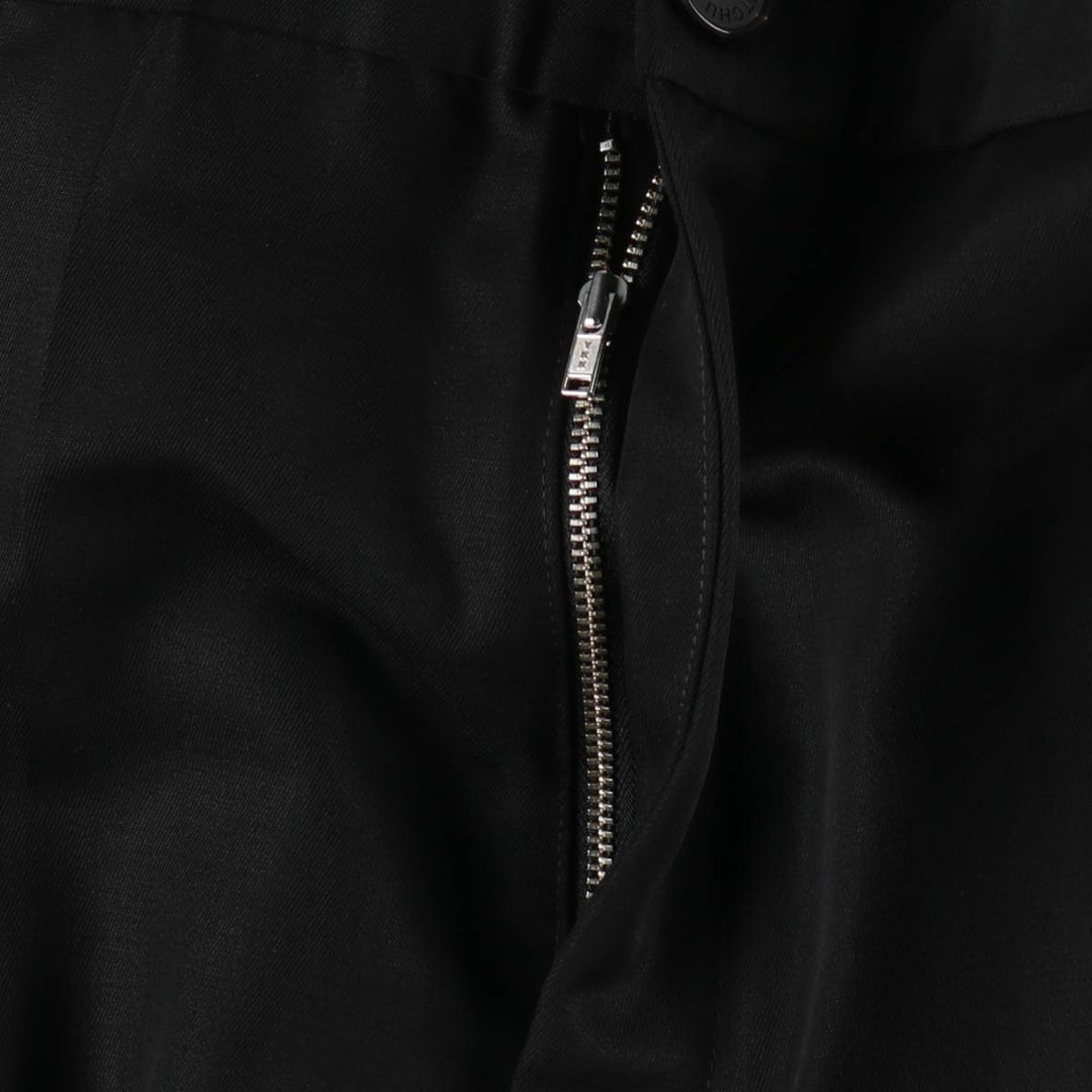 SETCHU Wool Pants/Slacks, Made in Italy, Men's Size L (approx.) wool black type Vintage Second Hand