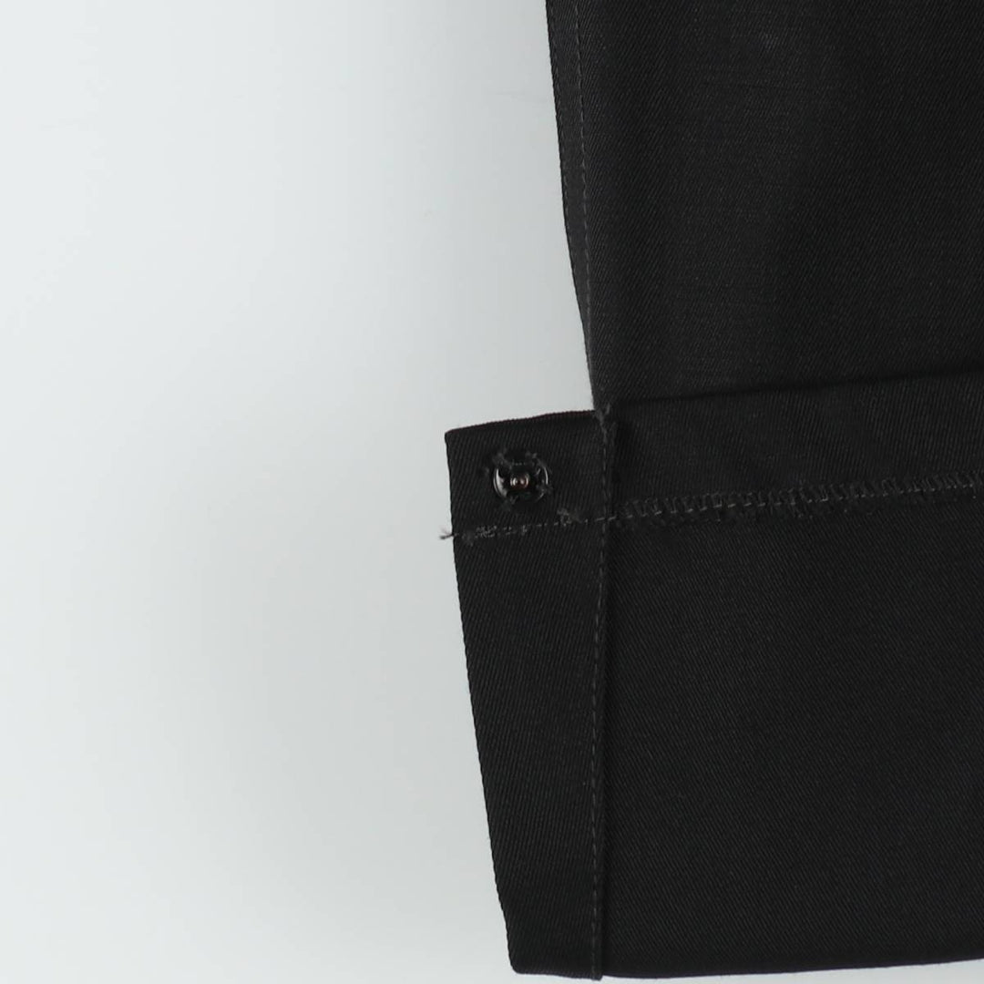 SETCHU Wool Pants/Slacks, Made in Italy, Men's Size L (approx.) wool black type Vintage Second Hand
