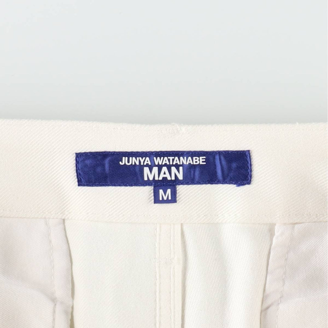 Junya Watanabe MAN cotton pants, men's size W34 (approx.) cotton pale white type Vintage Second Hand