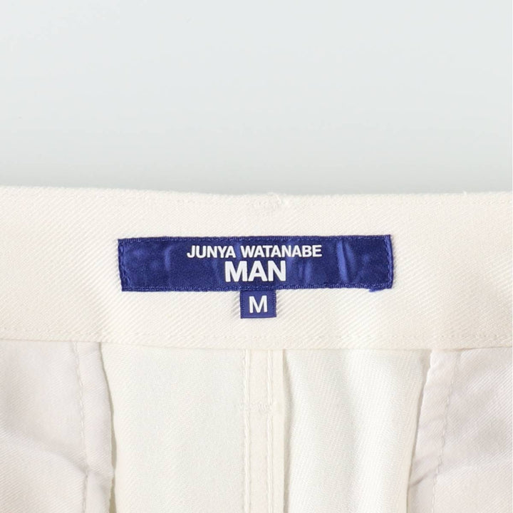 Junya Watanabe MAN cotton pants, men's size W34 (approx.) cotton pale white type Vintage Second Hand