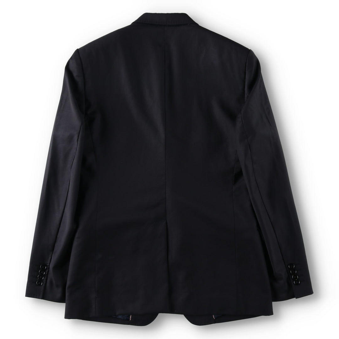 DOLCE&GABBANA MARTINI Peaked Lapel Wool Tailored Jacket, Made in Italy, Men's Size S (approx.) wool black type Vintage Second Hand