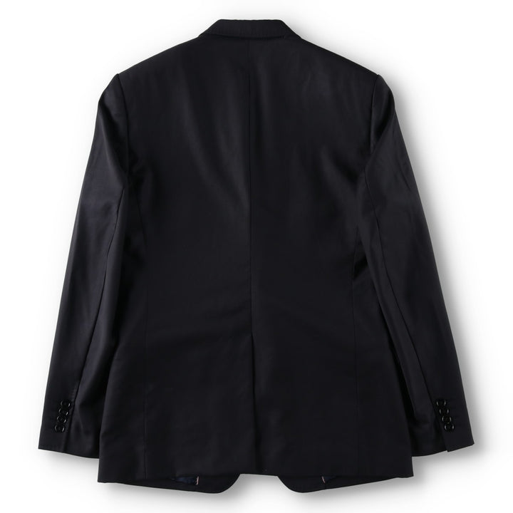 DOLCE&GABBANA MARTINI Peaked Lapel Wool Tailored Jacket, Made in Italy, Men's Size S (approx.) wool black type Vintage Second Hand