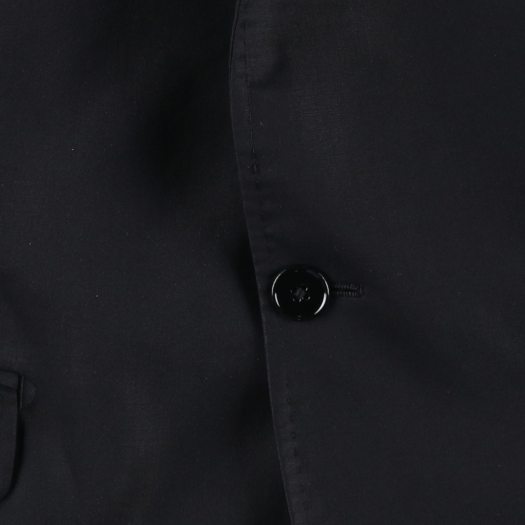 DOLCE&GABBANA MARTINI Peaked Lapel Wool Tailored Jacket, Made in Italy, Men's Size S (approx.) wool black type Vintage Second Hand
