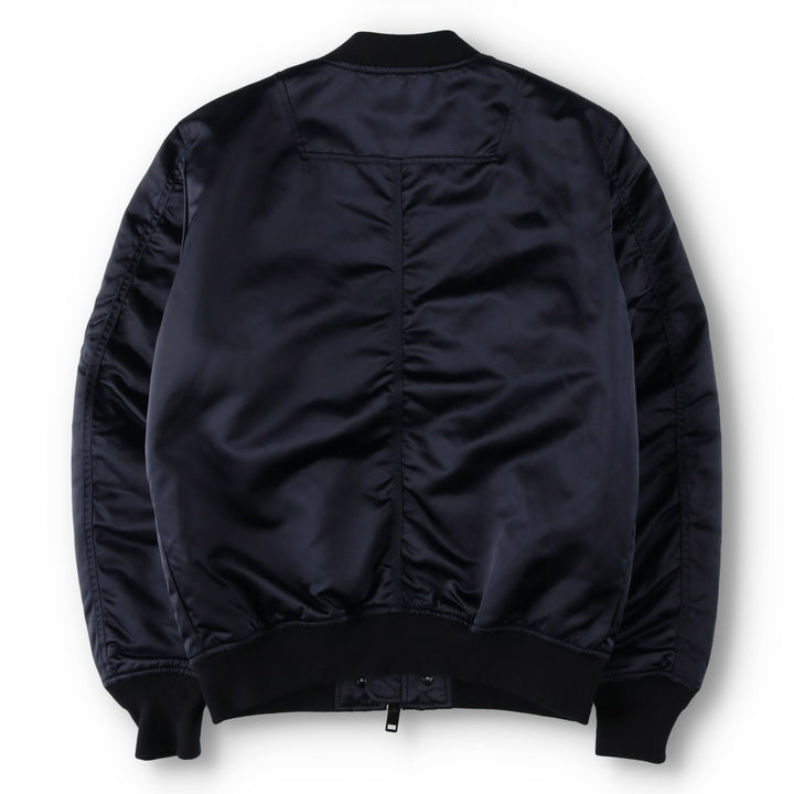 Diesel MA-1 type padded military flight jacket, men's size S (approx.) Nylon navy blue type Vintage Second Hand