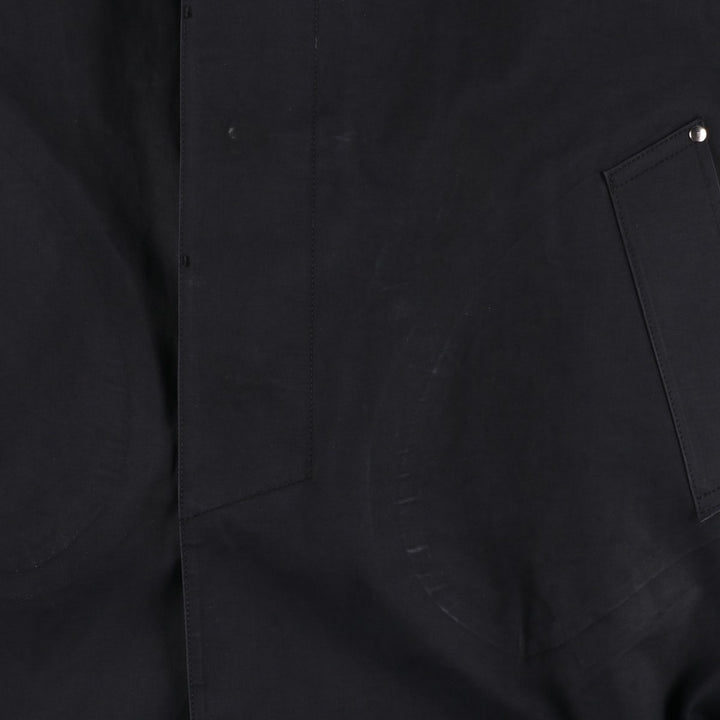Yohji Yamamoto x Y's x MACKINTOSH Double Name Single-Breasted Balmacaan Coat (Men's Size M) cotton black type Vintage Second Hand