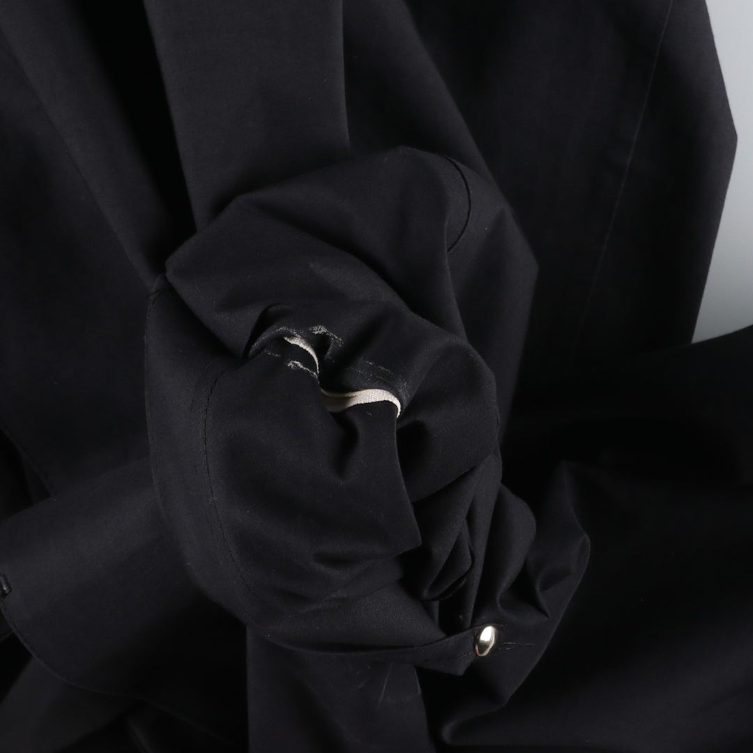Yohji Yamamoto x Y's x MACKINTOSH Double Name Single-Breasted Balmacaan Coat (Men's Size M) cotton black type Vintage Second Hand