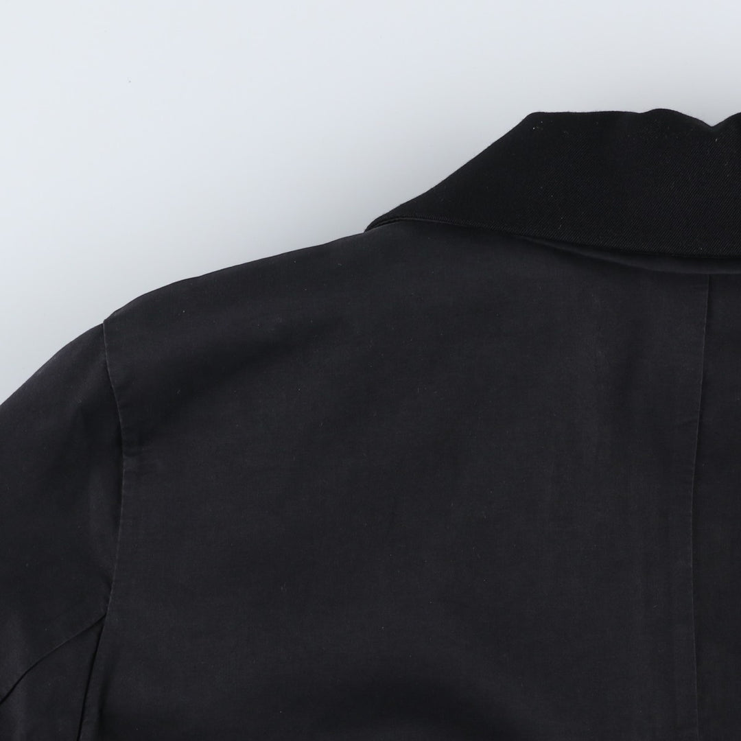 Yohji Yamamoto x Y's x MACKINTOSH Double Name Single-Breasted Balmacaan Coat (Men's Size M) cotton black type Vintage Second Hand