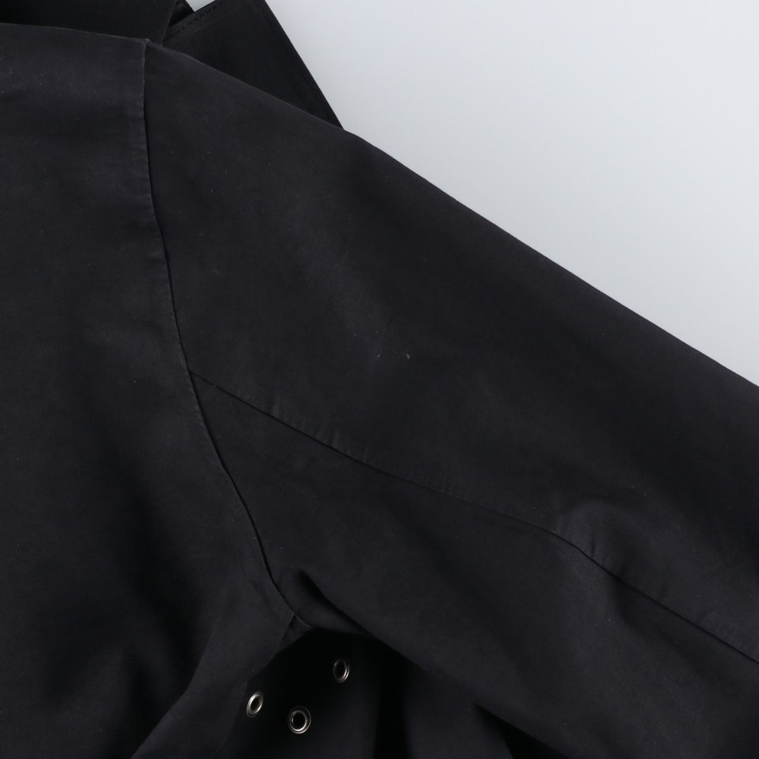 Yohji Yamamoto x Y's x MACKINTOSH Double Name Single-Breasted Balmacaan Coat (Men's Size M) cotton black type Vintage Second Hand