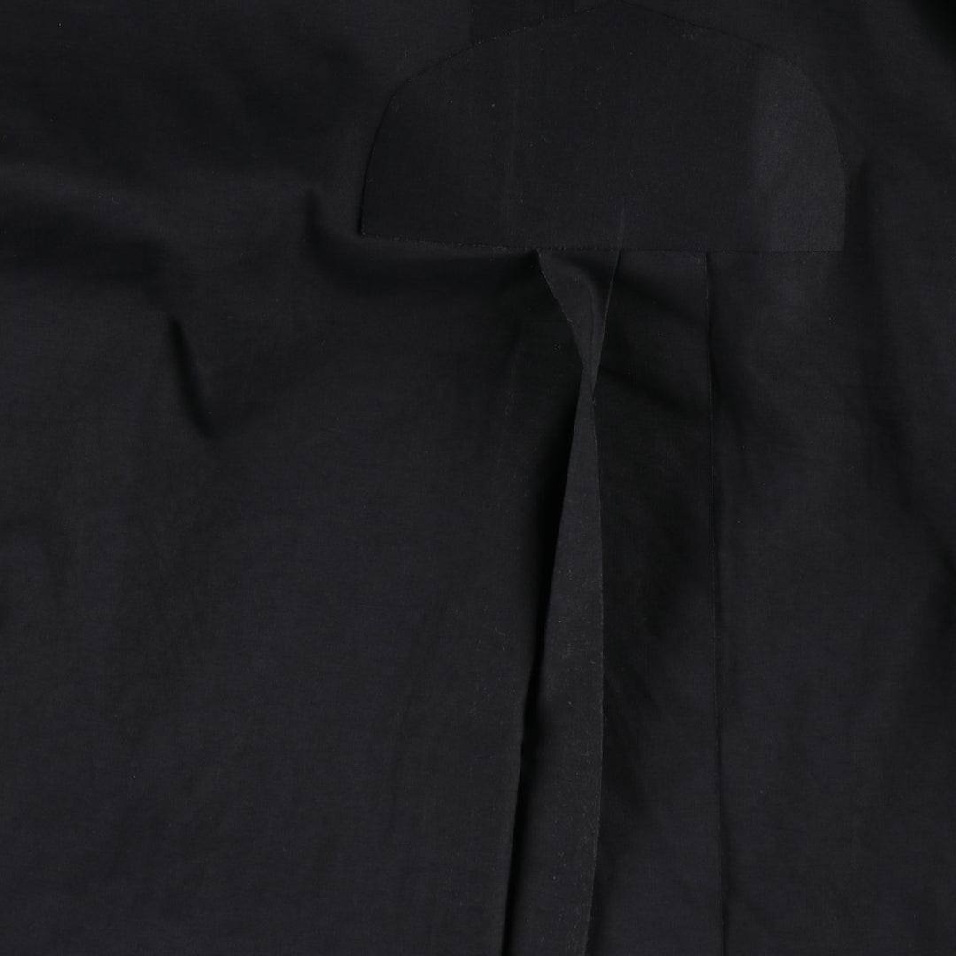 Yohji Yamamoto x Y's x MACKINTOSH Double Name Single-Breasted Balmacaan Coat (Men's Size M) cotton black type Vintage Second Hand
