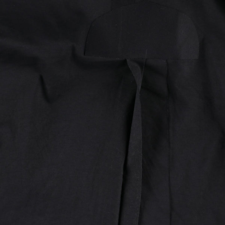 Yohji Yamamoto x Y's x MACKINTOSH Double Name Single-Breasted Balmacaan Coat (Men's Size M) cotton black type Vintage Second Hand