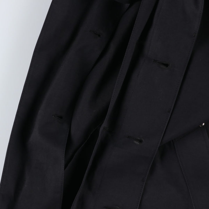 Yohji Yamamoto x Y's x MACKINTOSH Double Name Single-Breasted Balmacaan Coat (Men's Size M) cotton black type Vintage Second Hand