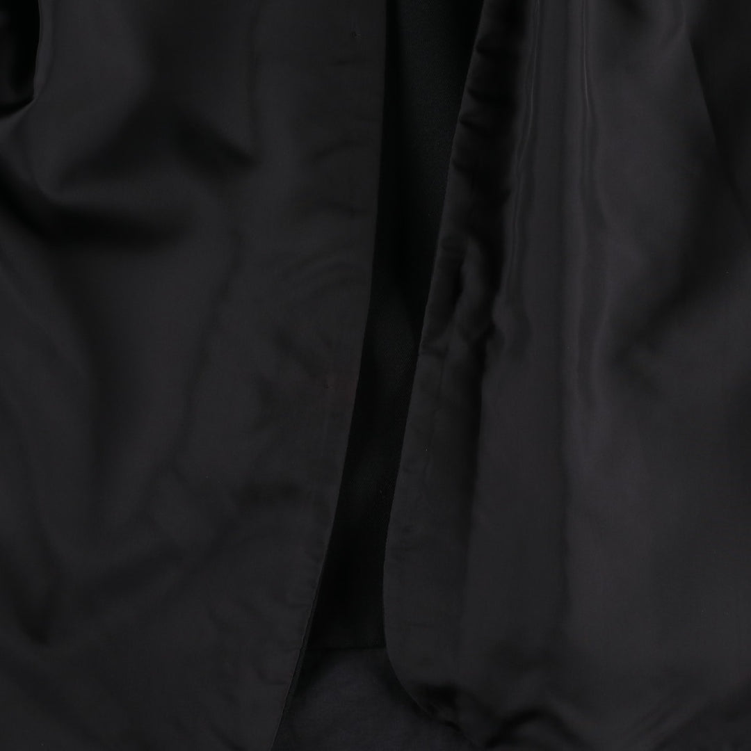 Yohji Yamamoto x Y's x MACKINTOSH Double Name Single-Breasted Balmacaan Coat (Men's Size M) cotton black type Vintage Second Hand