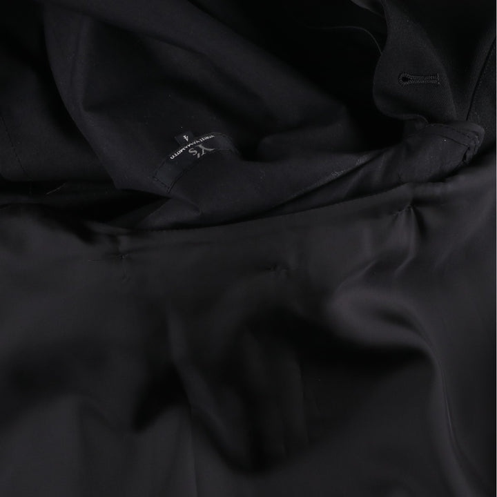 Yohji Yamamoto x Y's x MACKINTOSH Double Name Single-Breasted Balmacaan Coat (Men's Size M) cotton black type Vintage Second Hand