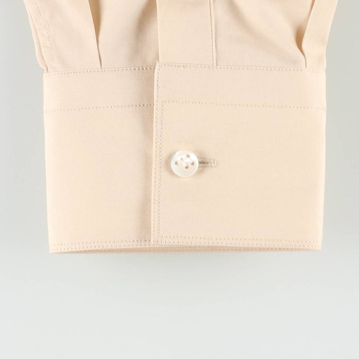 Fendi ROMA long-sleeved cotton shirt, made in Italy, men's size L equivalent. cotton unbleached Vintage Second Hand