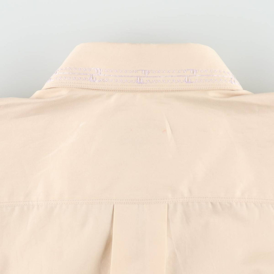 Fendi ROMA long-sleeved cotton shirt, made in Italy, men's size L equivalent. cotton unbleached Vintage Second Hand